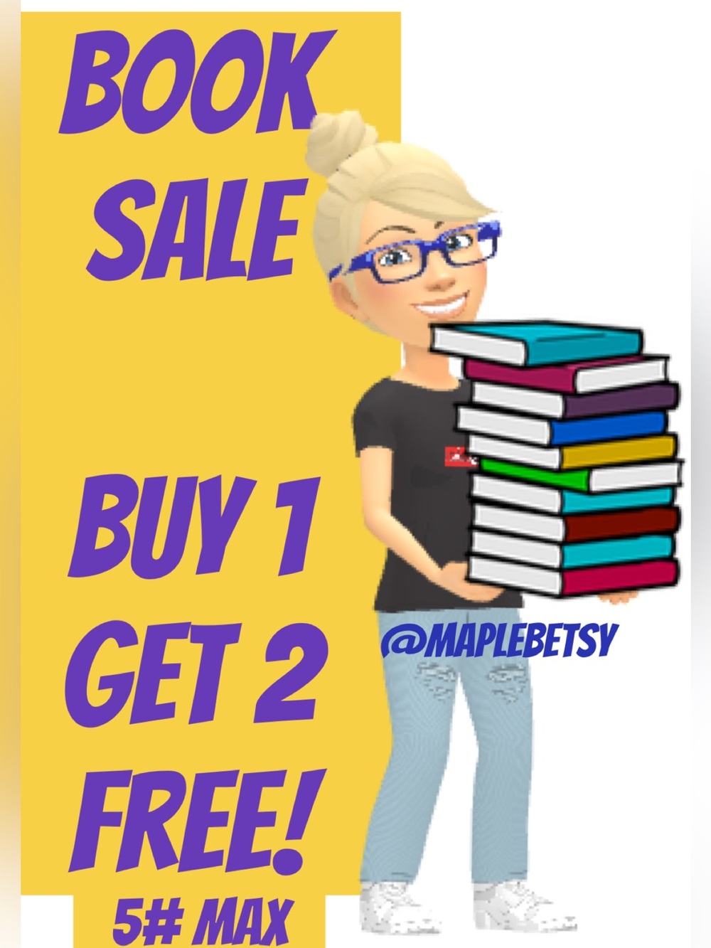 Book sale - single books are buy 1 get 2 free (except Harry Potter) #5 max